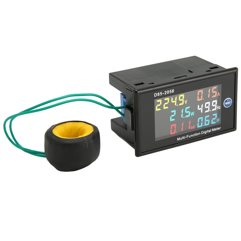 AC Meter Single Phase LCD Digital AC Panel Meter Voltage