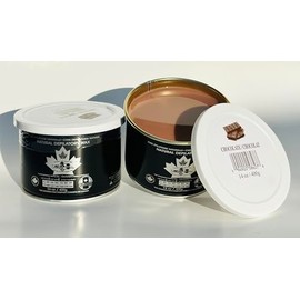 Sharonelle Natural Chocolate Soft Wax for Sensitive Skin in 14 oz. - 2 cans