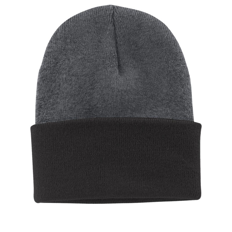 Port & Company Knit Cap 20F Black