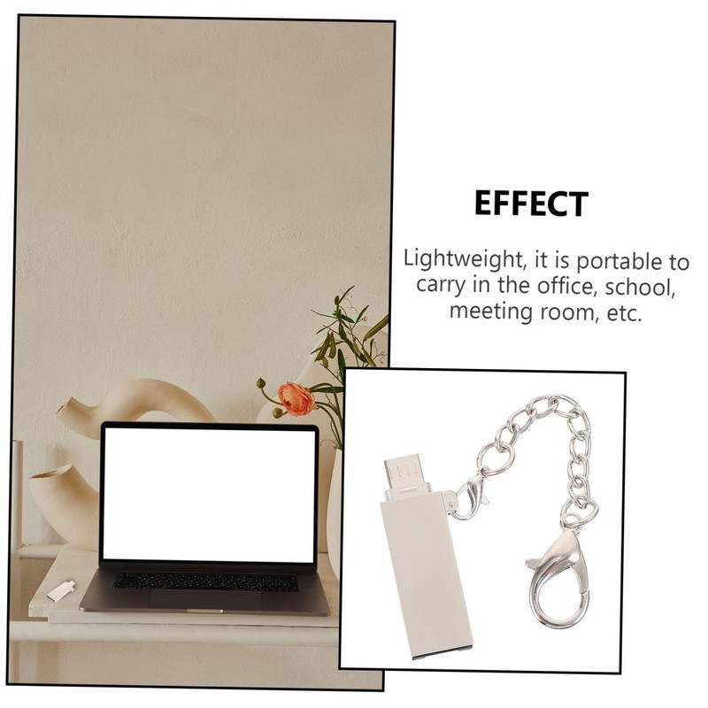 LALAFINA 1Pc Micro USB Reader Adapter Portable Data Converter for