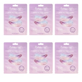 The Crème Shop How Do Eye Look? Vegan Illuminating Under Eye Patches for Brightening Depuffing with Vitamin C Hyaluronic Acid & Vegan Collagen 15 Min Quick Fix for Dark Circles Wrinkles (Set of 6Pack)
