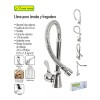 Lion Tools Llave Para Fregadero Lavabo Individual Cuello Flexible Lion