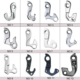 Pack of 2pcs GANOPPER Alloy Rear Derailleur Hanger Transmission Tail Hook For GT,JAVA,REBORN,Aggressor,Avalanche,KHS,Timberline,Kestrel,Kettler,Mongoose