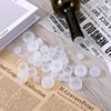 Pack of 60 Salt and Pepper Shaker Stoppers, Reusable Round