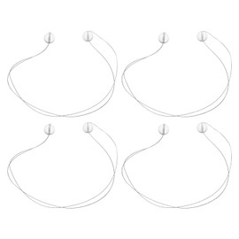 Be In Your Mind 4 Pieces Car Emblem Remover Badge Logo Remover Sign Wire Remover Accessories for Car Motorcycle Truck Van General White 30cm