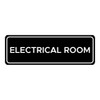 Electrical Room Sign for Door or Wall - 3" x