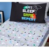Bedlam - Grey Bed Sheet with Paint Splatter - Single