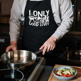 Jpayxese Grill Aprons for Men, Funny Mens Apron for Grilling Cooking, Birthday Gifts from Daughter Son, BBQ Gifts for Men Dad Husband Father in law Fathers Day Christmas