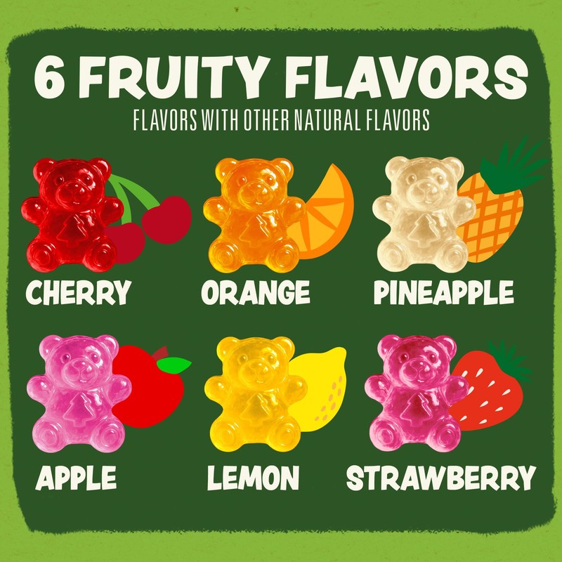 Black Forest USDA Organic Gummy Bears - 65 Pouches -