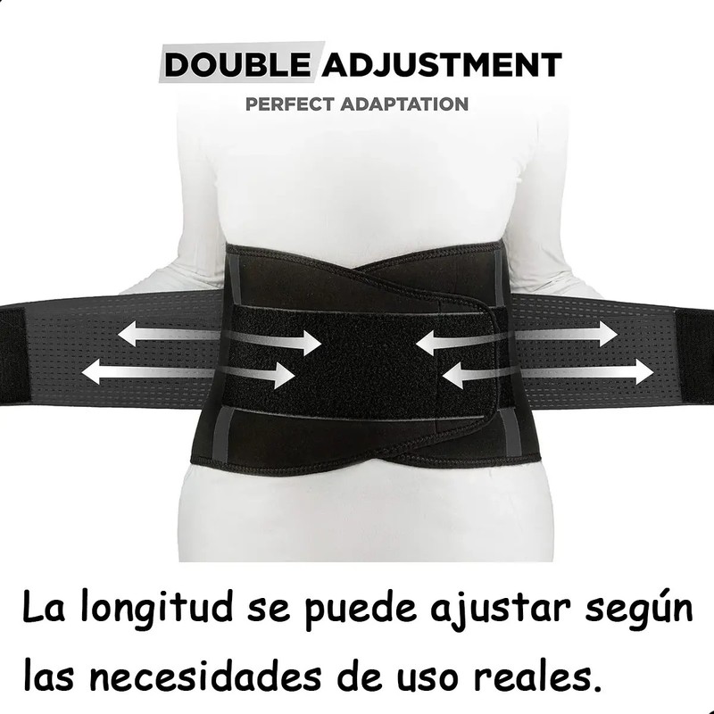Cinturon Para Pesas Mujer Faja Gym Trabajo Carga Sport