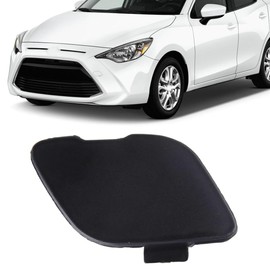 fitfoyo for Yaris Front Right Bumper Tow Hook Towing Eye Cover Cap Replacement for 2017-2020 Toyota Yaris Scion iA Front Bumper Tow Hook Eye Cap Cover 52128-WB002