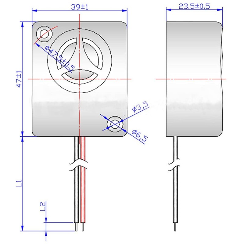 zalati Mini Piezo Alarm 110dB 12V Miniature Siren AntiTheft HighDecibel