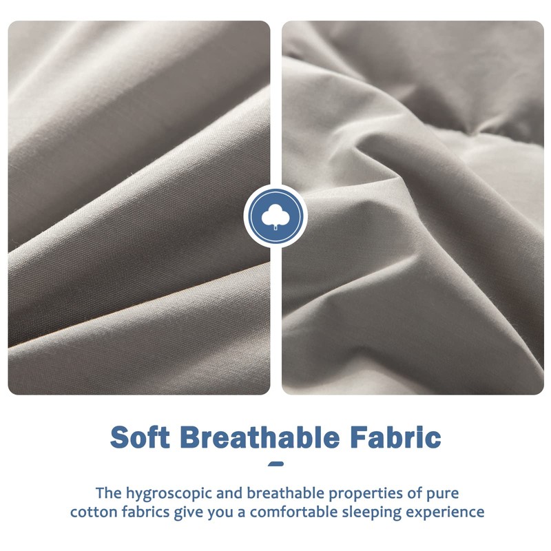 Dafinner Feather Down Fibers Blanket California King Size, Extra Lightweight