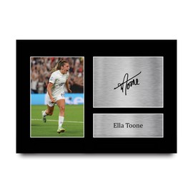 HWC Trading A4 Ella Toone Womens England Gifts Printed Signed Autograph Picture for Football Fans and Supporters - A4