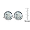 American Coin Treasures 1943 Lincoln Steel Penny Silvertone Bezel Cuff