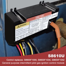 S8610M3009 S8610U Furnace Control Board Module Replacement for Honeywell Compatible with S8610U3009 S8610U1003, Intermittent Pilot Module for Furnace/Boiler