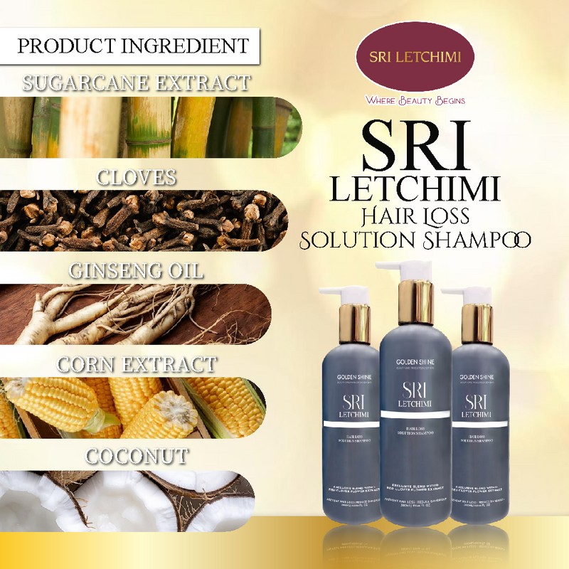 Golden Shine SRI LETCHIMI | Hair Loss Solution Shampoo