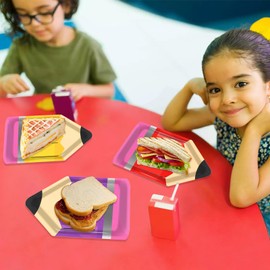 HABDJILTY 60Pcs Back to School Pencil Paper Plates First Day of School Disposable Plates Tableware Set for Welcome Back Preschool Kindergarten Party Supplies Table Decorations, 10.2 x 7.5 in