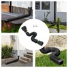 CLKE Rain Gutter Downspout Extension, Flexible Down Spout Extender, Drain