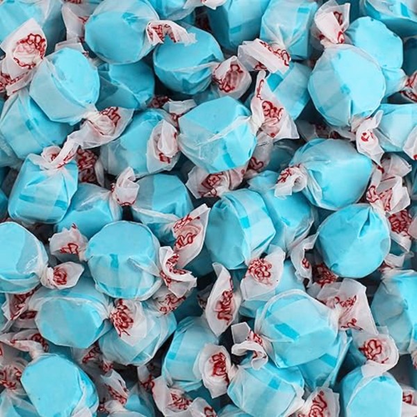 Raspberry Salt Water Taffy Individually Wrapped, Old Fashion Saltwater Taffy