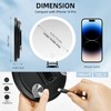 saiggnyy 6" 30X Magnifying Mirror with Light Suction Cup,Led Close
