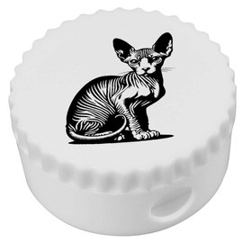 'Sphynx Cat Sitting' Compact Pencil Sharpener (PS00047094)