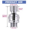 Shower Head Swivel Ball Adapter Brass Adjustable Shower Arm Connector