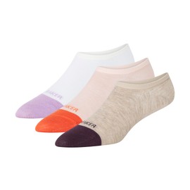 united legwear company, llc Women's 3 Pack Liner Socks, Blackberry/Koi/Lilac Breeze, One Size