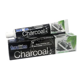 Toothpaste with Activated Carbon 75ml Whiter Teeth and Fresh Breath Iddeal to Eliminate Stains on Teeth