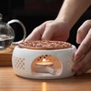 Ceramic Teapot Warmer Hollowed Pad Concave Bottom Practical Multifunction Teapot