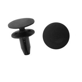 REPAIROCK A17011200ux0703 30Pcs 5mm Hole Dia Car Auto Black Screw Fastener Rivet Retainers Clip, 30 Pack Auto Replacement Parts