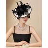 SWEETV Sinamay Kentucky Derby Hats Fascinators for Women, Tea Party