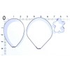 Vanda Orchid Cutter Set - Stainless Steel Sugarcraft Cutters -