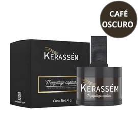 Maquillaje Capilar Para Calvicie Kerassém Cabello Y Barba - Polvo para Retocar Cuero Cabelludo Hairline Shadow Powder, Cubre Calvicie, Cubre Canas y R