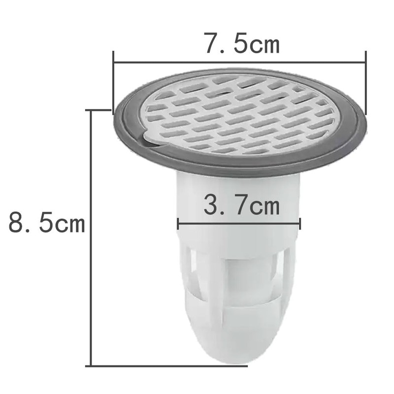 排水口カバー 防臭キャップ 2個セット 下水道消臭カバー 洗面台 バスルーム 浴室キッチン 浴室用排水用皿 地漏 ブロッキング防止
