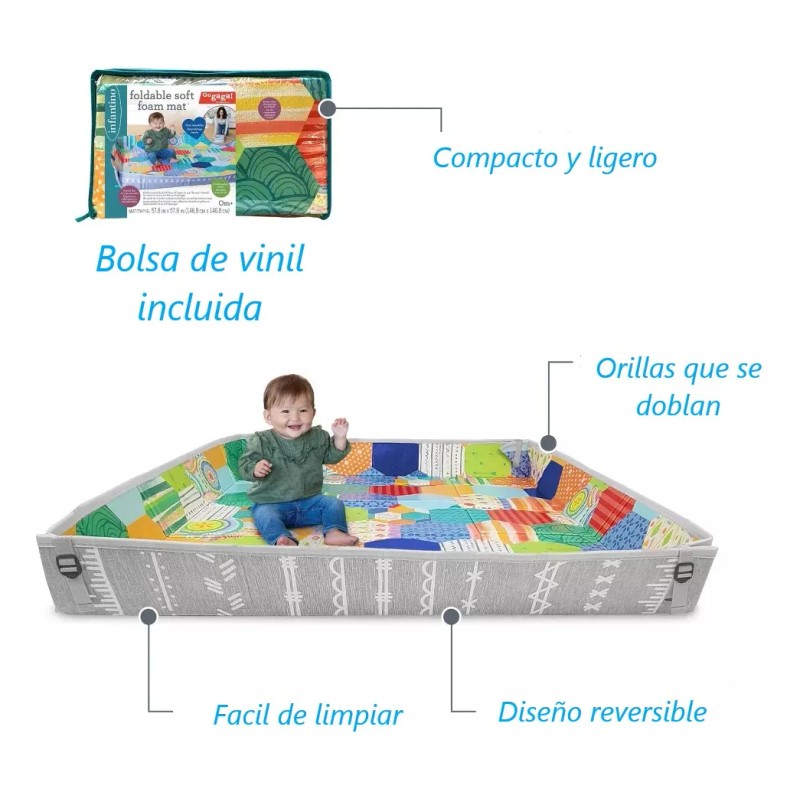 Tapete Para Bebe Espuma Suave Infantino