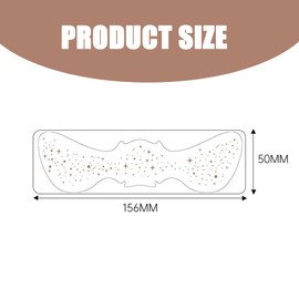 FFWTPY Pack of 6 Glitter Freckles Tattoo Star Freckles Tattoo Foil Glitter Face Waterproof Golden Temporary Tattoos