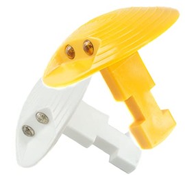 SReflect 5x Reflective Marking Nails Made in Germany for Parking, Garage, Construction Site or Road Marking. 10 cm (Yellow)