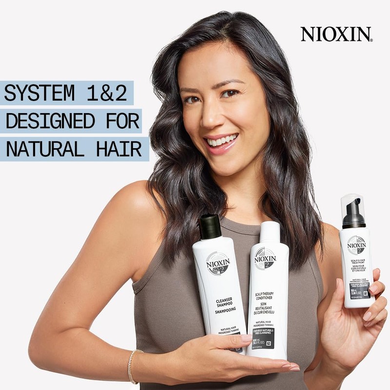 Nioxin Kit de prueba de cuidado del sistema de cabello,