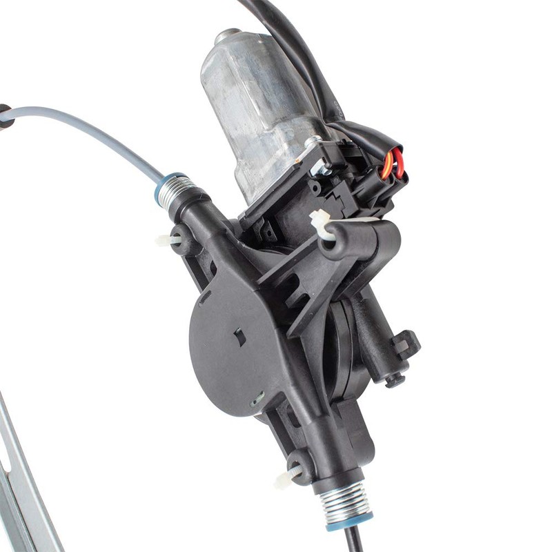Brock Replacement Power Window Regulator with Motor Passengers Front Assembly