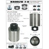Kroozie Kroozercups Portavasos para Bicicleta, 5 cm, Color Verde