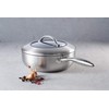 Scanpan CTX Covered Deep Sautè Pan, 4 Quart, Silver
