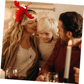 CORHAD 1pc Cute Aquatic Creature Hairband for Boy Girl Adorable Lobster and Crab Doll Design Fun Animal Headwear for Dress-up Parties and Creative Play Comfortable and Lightweight