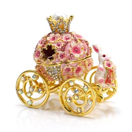 Saihisday Pumpkin Carriage Jewelry Box