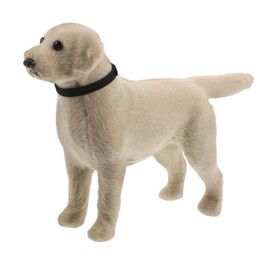 ULTECHNOVO Realistic Labrador Puppy Figurine Detailed Dog Statue Lifelike Animal Model Creative Desktop Ornament Present for Dog Lovers and Home Decor