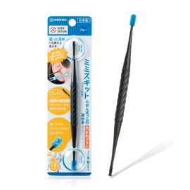 GREENBELL G-2192 Spiral Rubber Earpick (Large Brush) Blue