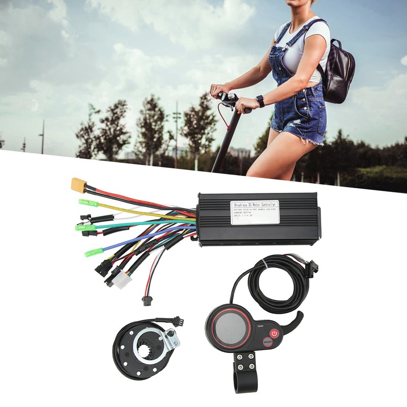 24V 36V 48V 30A Sinewave Brushless Motors Controller Colorful V889