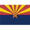 ARIZONA FLAG BUMPER STICKER TOOLBOX STICKER LAPTOP STICKER HELMET STICKER
