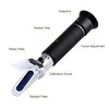 XINJIAYI Water Salt Refractometer, Hydrometer with Two Scales: Specific Gravity