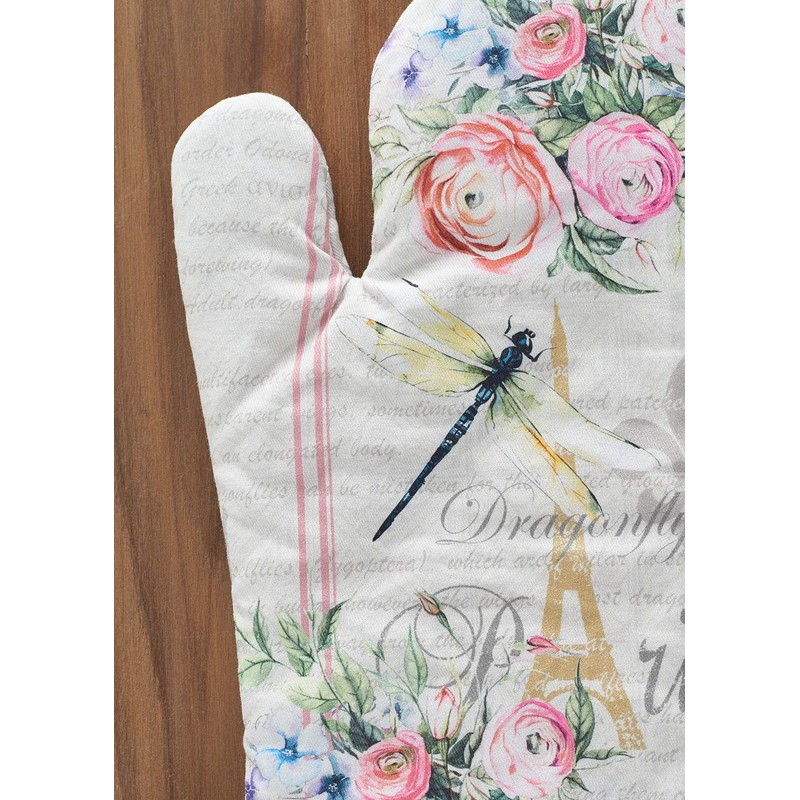 Maison d' Hermine Oven Mitt & Pot Holder 100% Cotton